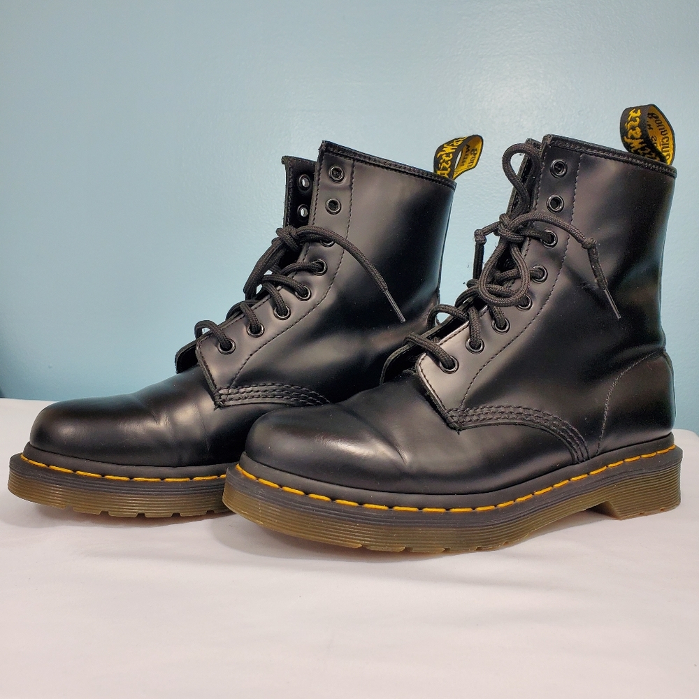 Dr. Martens Black Leather Boots